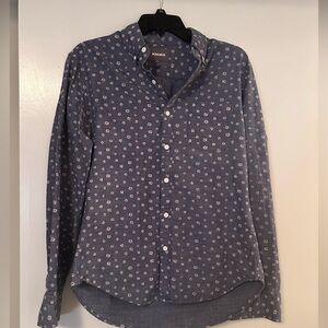 Bonobos daisy print button up shirt, slim fit, men’s size small